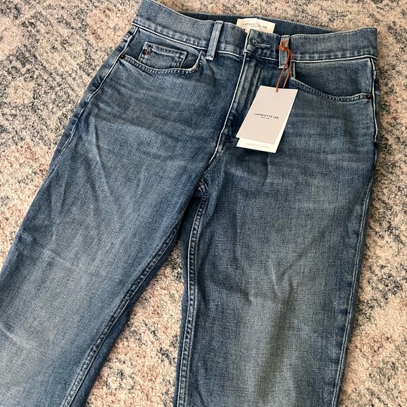 Lafayette 148 New York faded skyline jeans NEW. A2 - Picture 6 of 9
